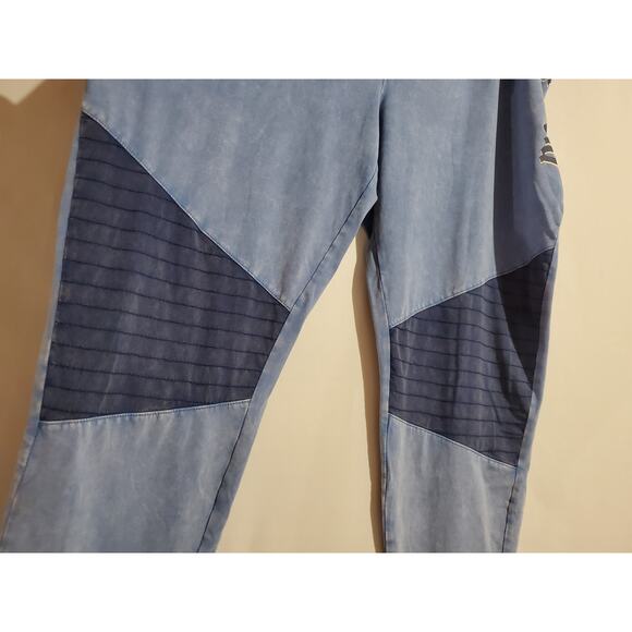 Disney Disneyland Resort Spellout Cropped Moto Leggings Womens Plus Size 3X Blue - Picture 5 of 8